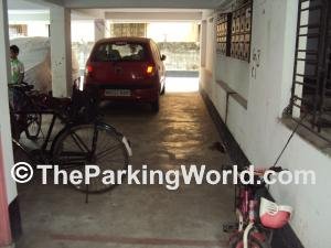 car parking lot on  rent near jagatpur bazar hatiara newtow in kolkata
